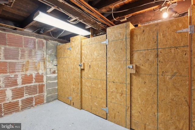 165 King George St, Annapolis, MD 21401 - view of unfinished basement
