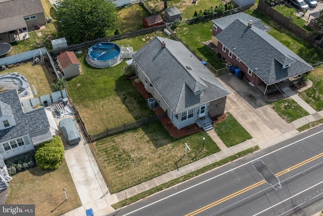 drone / aerial view