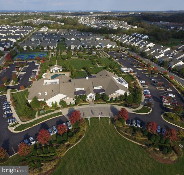 20600 Hope Spring Ter Unit 202, Ashburn, VA 20147 - drone / aerial view with a residential view