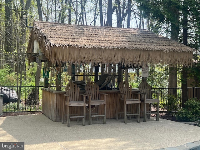 3211 Havenwood Ct, Edgewater, MD 21037 - view of patio featuring a gazebo and fence