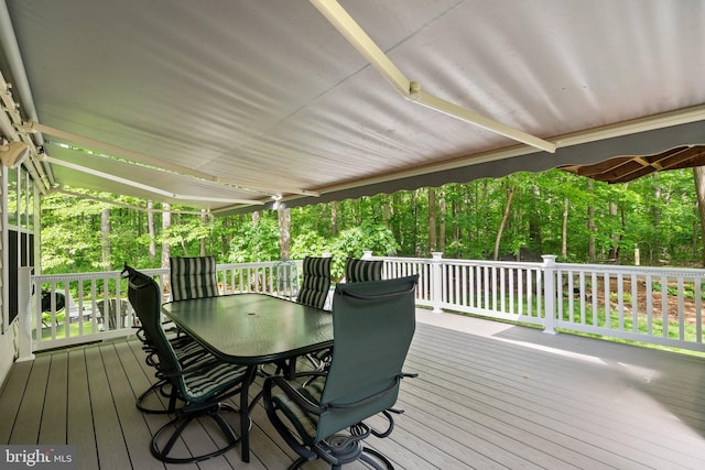 3211 Havenwood Ct, Edgewater, MD 21037 - deck featuring outdoor dining space
