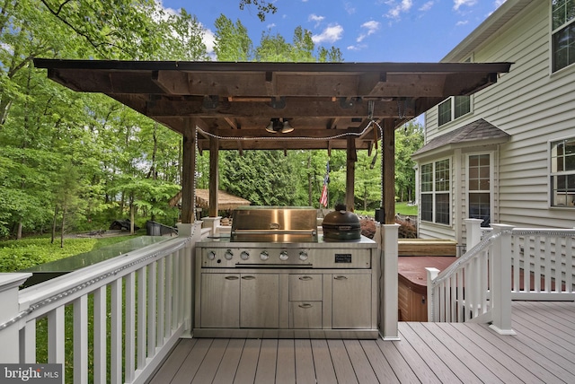 3211 Havenwood Ct, Edgewater, MD 21037 - view of wooden terrace