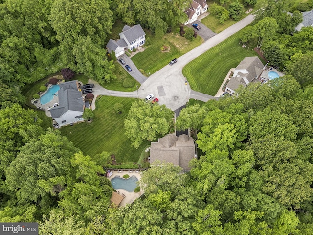 3211 Havenwood Ct, Edgewater, MD 21037 - aerial view of property and surrounding area with a pool area