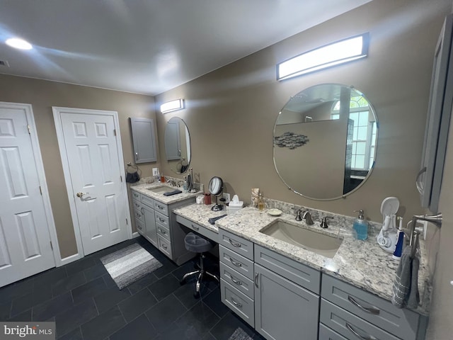 3211 Havenwood Ct, Edgewater, MD 21037 - bathroom featuring tile patterned floors and vanity