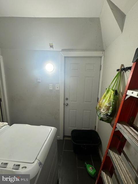 1341 E Rittenhouse St, Philadelphia, PA 19138 - laundry room with tile patterned flooring, washing machine and clothes dryer, and laundry area