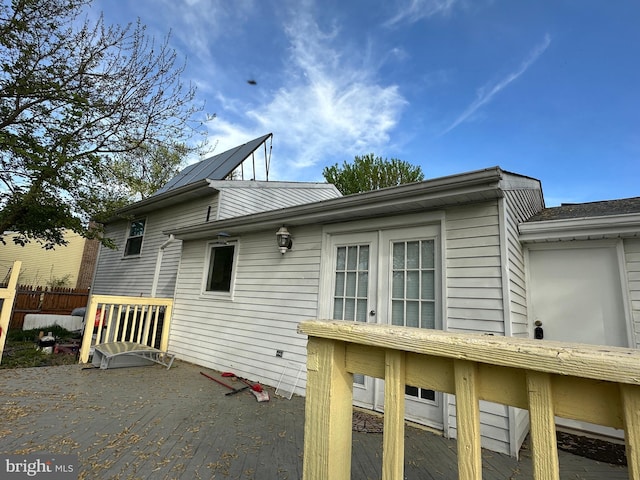 1207 Sunrise Ct, Herndon, VA 20170 - view of side of property with a deck