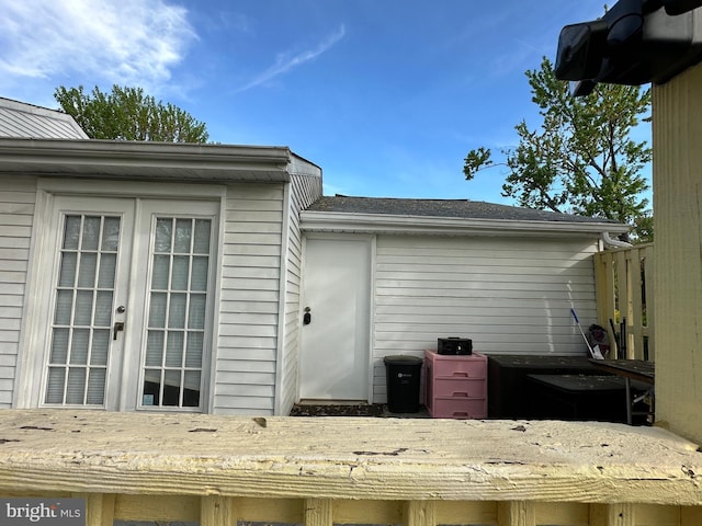 1207 Sunrise Ct, Herndon, VA 20170 - view of side of home featuring french doors