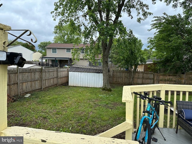 1207 Sunrise Ct, Herndon, VA 20170 - view of yard with a wooden deck