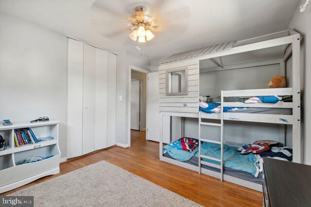 25 Haddington Rd, Lutherville Timonium, MD 21093 - bedroom featuring ceiling fan and wood finished floors