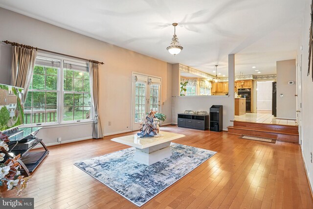 1728 Catherine Fran Dr, Accokeek, MD 20607 - living area with light wood-style floors and baseboards