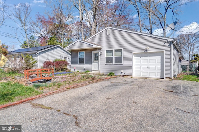 105 Vulcan, Little Egg Harbor Twp, NJ 08087 - ranch-style home featuring fence, an attached garage, and driveway