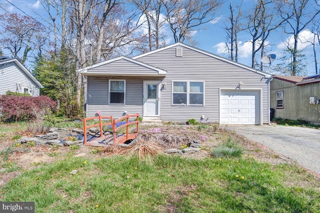 105 Vulcan, Little Egg Harbor Twp, NJ 08087 - view of front of home with a garage and driveway
