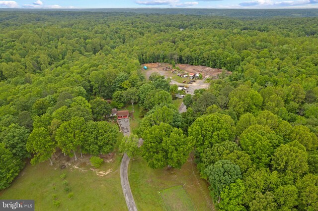 41 Wood Landing Rd, Fredericksburg, VA 22405 - aerial view of property and surrounding area featuring a forest