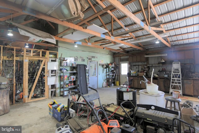 41 Wood Landing Rd, Fredericksburg, VA 22405 - miscellaneous room with concrete flooring