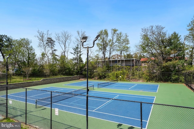 195 Langdon Farm Cir, Odenton, MD 21113 - view of tennis court featuring fence and community basketball court