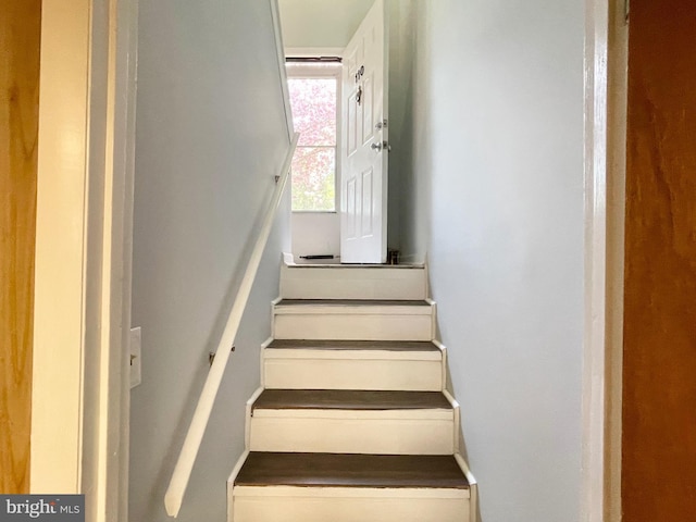 view of stairs