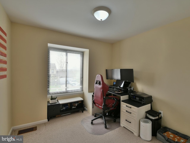 8362 Inspiration Ave, Walkersville, MD 21793 - office featuring light carpet, visible vents, and baseboards