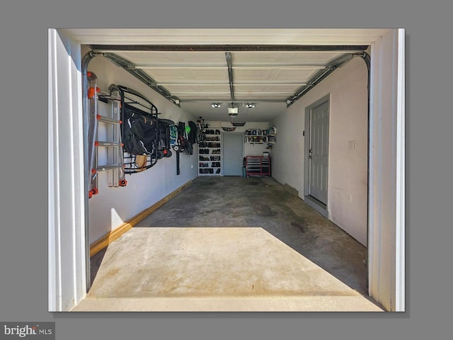 8362 Inspiration Ave, Walkersville, MD 21793 - garage with a garage door opener