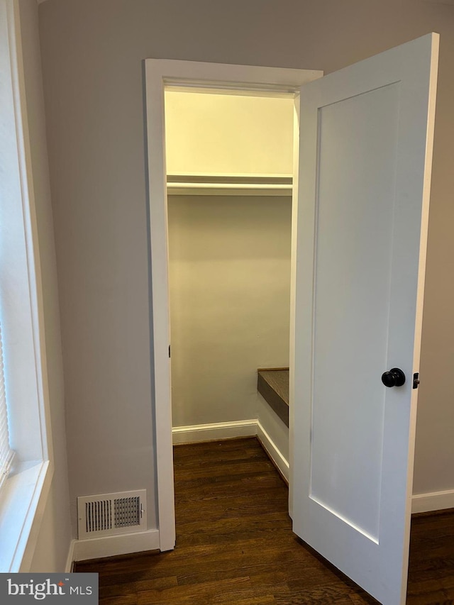 closet with visible vents