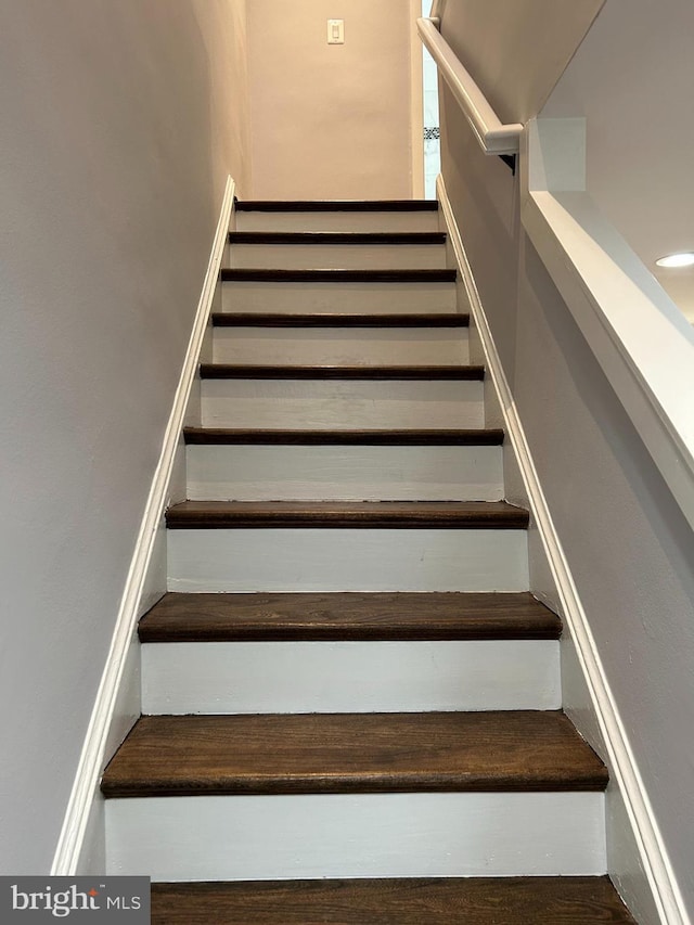 view of staircase