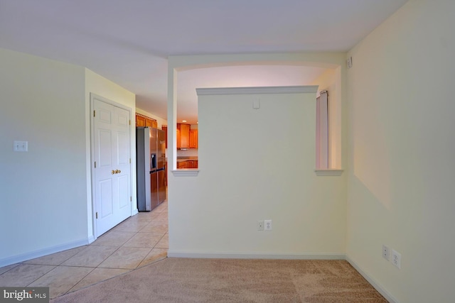 170 Otter Way, Frederica, DE 19946 - unfurnished room with light colored carpet and light tile patterned floors