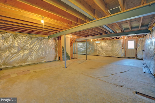 170 Otter Way, Frederica, DE 19946 - basement featuring stairs