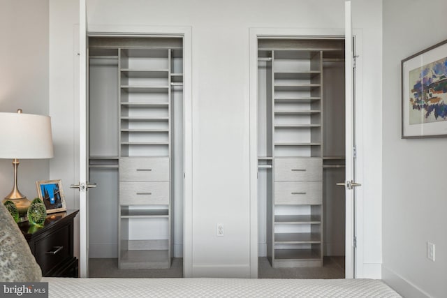 view of closet