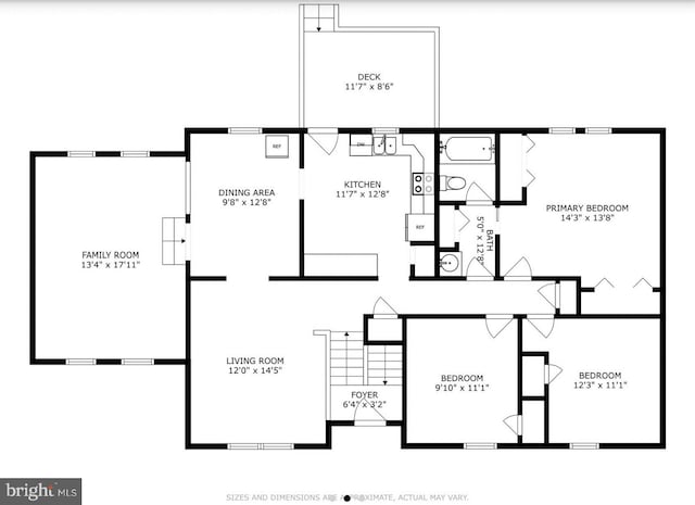 5909 K St, Fairmount Heights, MD 20743 - floor plan