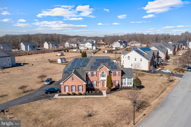 birds eye view of property featuring a residential view