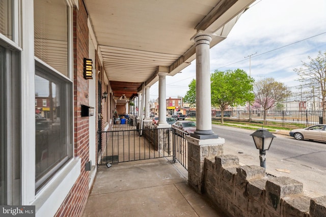2954 Cedar St, Philadelphia, PA 19134 - view of patio with a porch