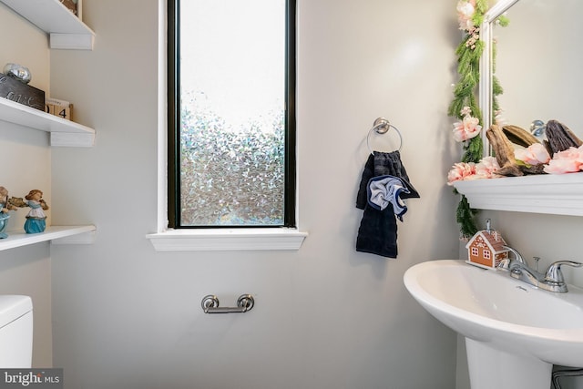7329 Split Rail Ln, Laurel, MD 20707 - bathroom with toilet and a sink