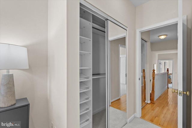 view of closet