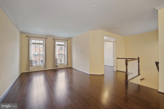 1539 Rabbit Hollow Pl, Silver Spring, MD 20906 - empty room featuring ornamental molding, wood finished floors, and baseboards
