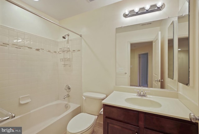 1539 Rabbit Hollow Pl, Silver Spring, MD 20906 - bathroom featuring toilet, shower / washtub combination, and vanity