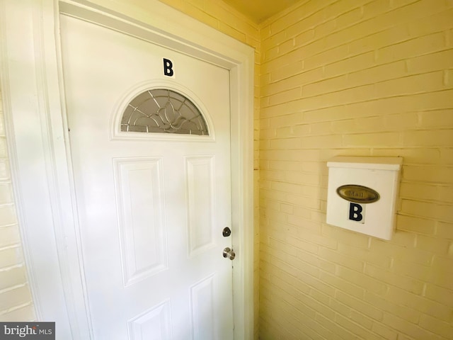 view of exterior entry
