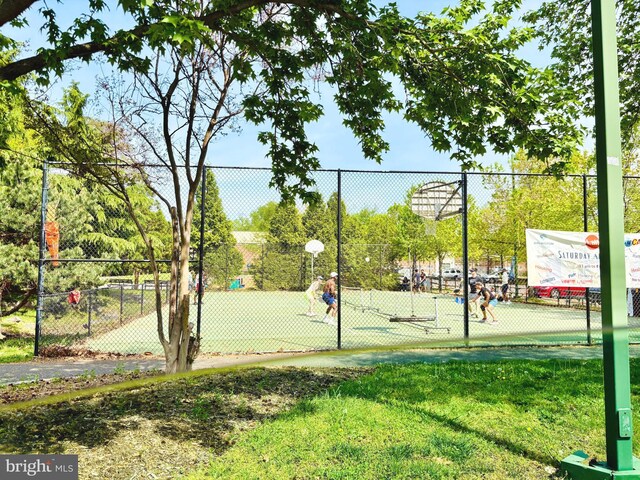 exterior space featuring fence