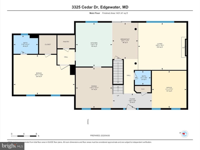 3325 Cedar Dr, Edgewater, MD 21037 - floor plan