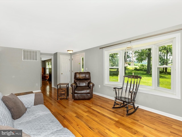 13240 Edgemont Rd, Smithsburg, MD 21783 - living area with baseboards and light wood-style floors