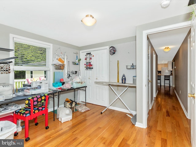 13240 Edgemont Rd, Smithsburg, MD 21783 - home office with wood finished floors and baseboards
