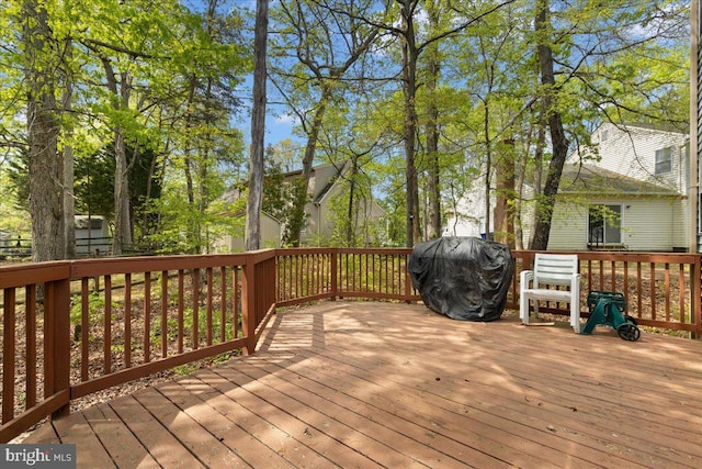 5127 Beaugregory Ct, Waldorf, MD 20603 - wooden deck with a grill