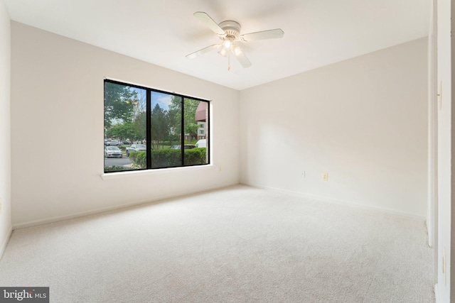 9552 Cannoneer Ct Unit 204, Manassas, VA 20110 - empty room featuring carpet, baseboards, and ceiling fan