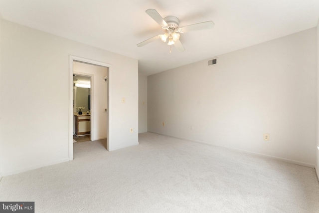 9552 Cannoneer Ct Unit 204, Manassas, VA 20110 - unfurnished bedroom with light colored carpet and ceiling fan
