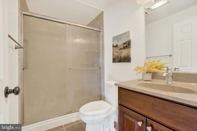 1788 Temple Ave, Lancaster, PA 17603 - full bath with tile patterned flooring, a stall shower, toilet, and vanity