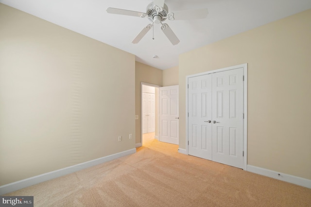 20449 Rosses Point Ct, Ashburn, VA 20147 - unfurnished bedroom featuring carpet, a closet, and ceiling fan