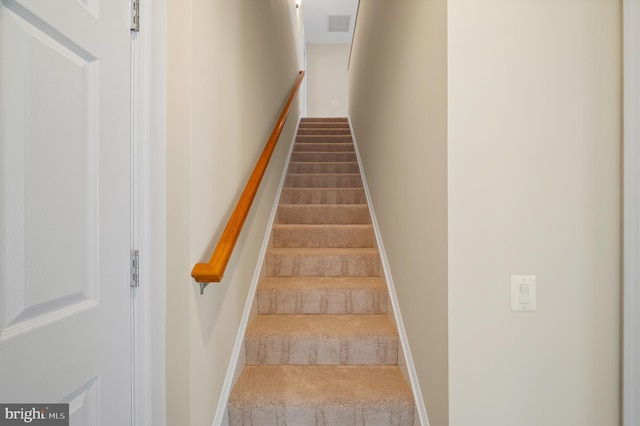 20449 Rosses Point Ct, Ashburn, VA 20147 - stairs featuring carpet floors and baseboards