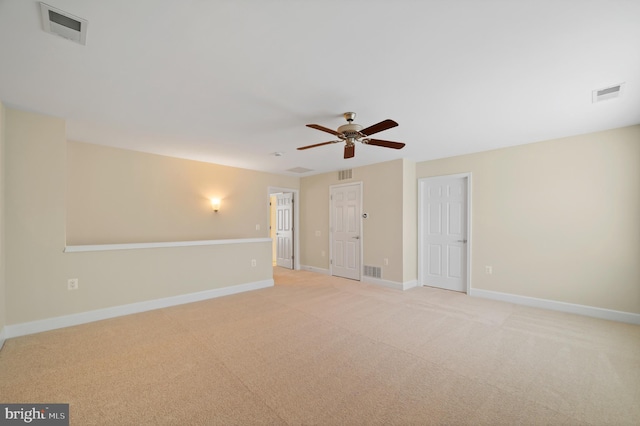 20449 Rosses Point Ct, Ashburn, VA 20147 - spare room featuring ceiling fan and light carpet