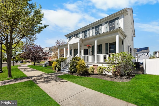 3 Union St, Robbinsville, NJ 08691 - view of front of house with a porch and a front yard