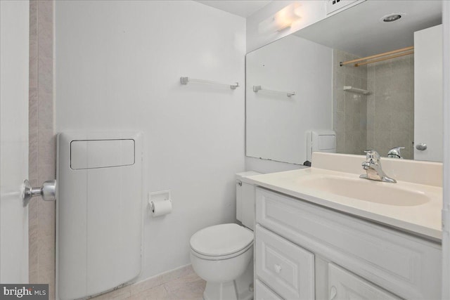 4501 Arlington Blvd Unit 709, Arlington, VA 22203 - bathroom featuring vanity, toilet, and a shower