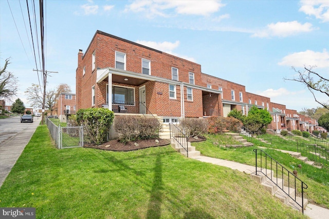 4548 Derby Manor Dr, Baltimore, MD 21215 - view of property with fence