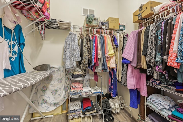 9200 Charleston Dr Unit 408, Manassas, VA 20110 - walk in closet featuring wood finished floors